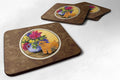 Brussels Griffon Foam Coasters Set of 4 Cup Coasters for Indoor Outdoor, Tabletop Protection, Anti Slip, Mouse pad Material