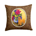 Brussels Griffon Decorative Throw Pillow 14x14 Indoor Outdoor Accent Cushion, Fabric Cover with Insert for Sofa, Bed, Porch & Living Room