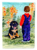 Tibetan Mastiff House Flag 28x40 Porch Sleeve Pole Decorative Outside Yard Banner Artwork Wall Hanging, Polyester