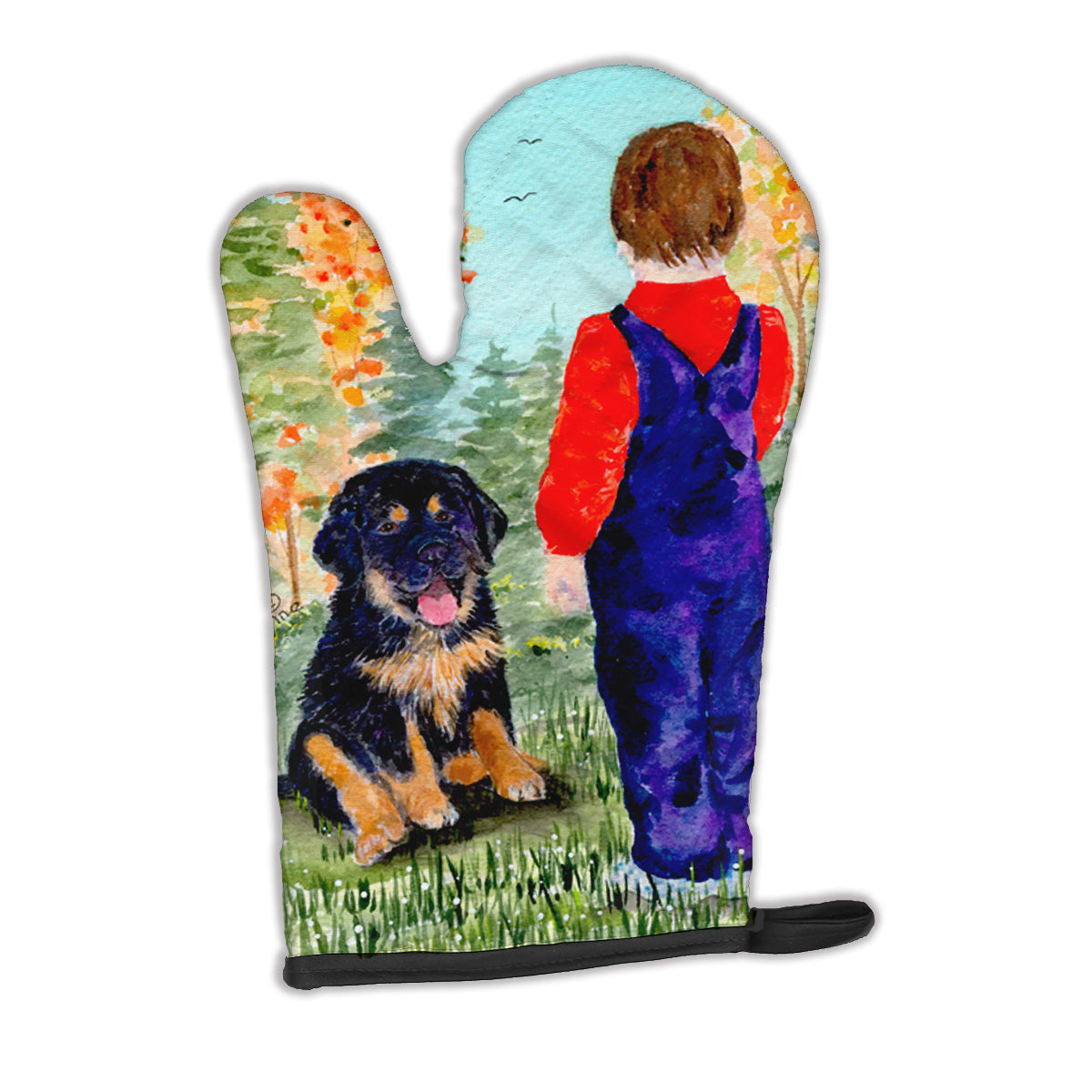 Tibetan Mastiff Oven Mitt Heat Resistant Thick Oven Mitt for Hot Pans and Oven, Kitchen Mitt Protect Hands, Cooking Baking Glove