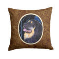 Starry Night Tibetan Mastiff Decorative Throw Pillow 14x14 Indoor Outdoor Accent Cushion, Fabric Cover with Insert for Sofa, Bed, Porch & Living Room