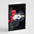 Entlebucher Mountain Dog Greeting Cards Pack of 8 Blank Cards with Envelopes Whimsical A7 Size 5x7