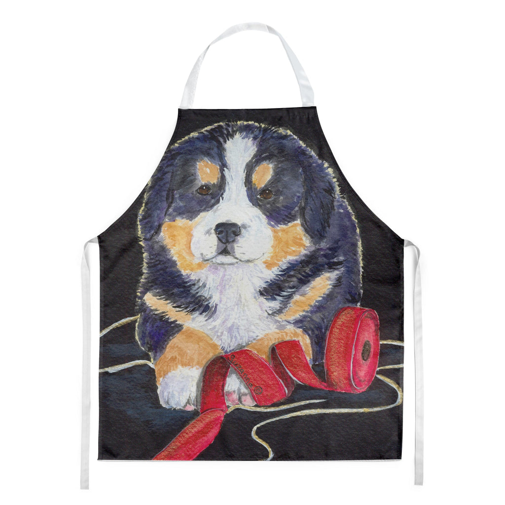 Bernese Mountain Dog Apron Cooking Kitchen Server Baking Crafts Gardening for Adult Women Men, Unisex, Large, Multicolor