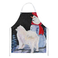 Samoyed Apron Cooking Kitchen Server Baking Crafts Gardening for Adult Women Men, Unisex, Large, Multicolor