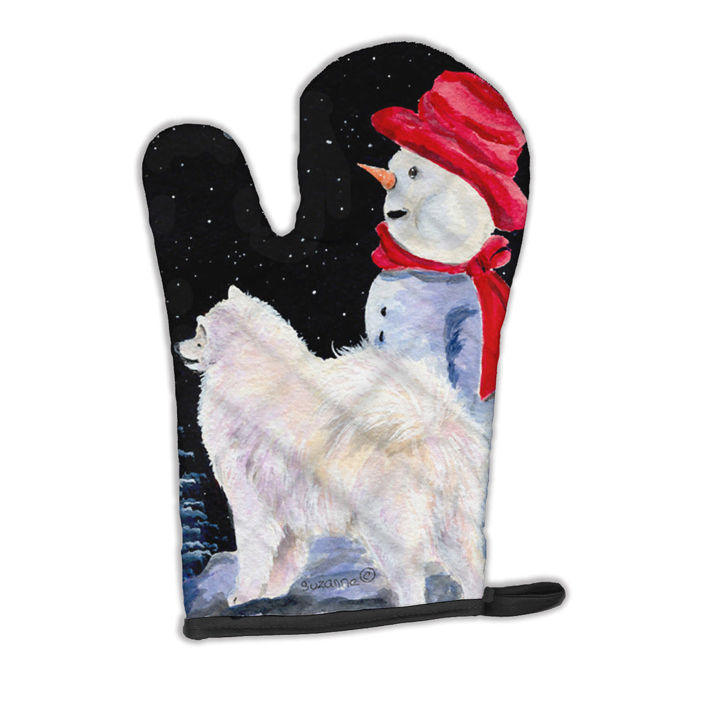 Samoyed Oven Mitt Heat Resistant Thick Oven Mitt for Hot Pans and Oven, Kitchen Mitt Protect Hands, Cooking Baking Glove