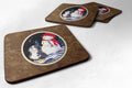 Bernese Mountain Dog Foam Coasters Set of 4 Cup Coasters for Indoor Outdoor, Tabletop Protection, Anti Slip, Mouse pad Material