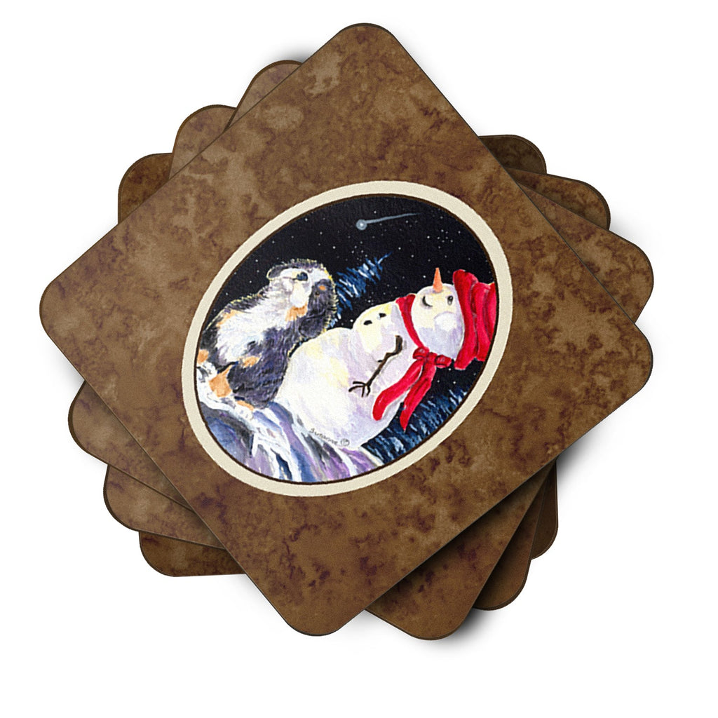 Bernese Mountain Dog Foam Coasters Set of 4 Cup Coasters for Indoor Outdoor, Tabletop Protection, Anti Slip, Mouse pad Material