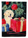 Golden Retriever House Flag 28x40 Porch Sleeve Pole Decorative Outside Yard Banner Artwork Wall Hanging, Polyester