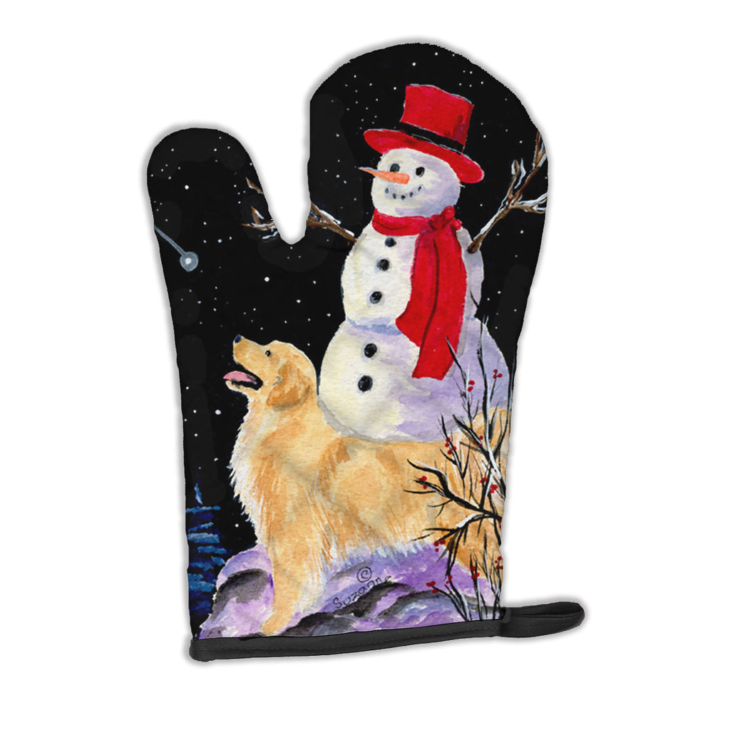 Golden Retriever Oven Mitt Heat Resistant Thick Oven Mitt for Hot Pans and Oven, Kitchen Mitt Protect Hands, Cooking Baking Glove