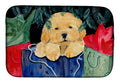 Golden Retriever Dish Drying Mat Absorbent Dish Drying Mat Pad for Kitchen Counter Dish Drainer Mat for Countertop, 14 x 21", Multicolor