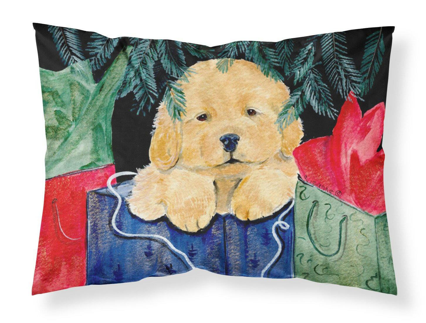 Golden Retriever Standard Pillowcase Lightweight Super Soft Easy Care Decorative Artwork Pillowcase, Standard