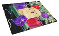Golden Retriever Cutting Board Tempered Glass Kitchen Cutting Surface, Heat Resistant Chopping, Non-Slip Feet, Food Prep & Serving