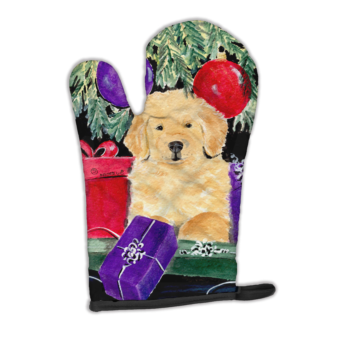 Golden Retriever Oven Mitt Heat Resistant Thick Oven Mitt for Hot Pans and Oven, Kitchen Mitt Protect Hands, Cooking Baking Glove