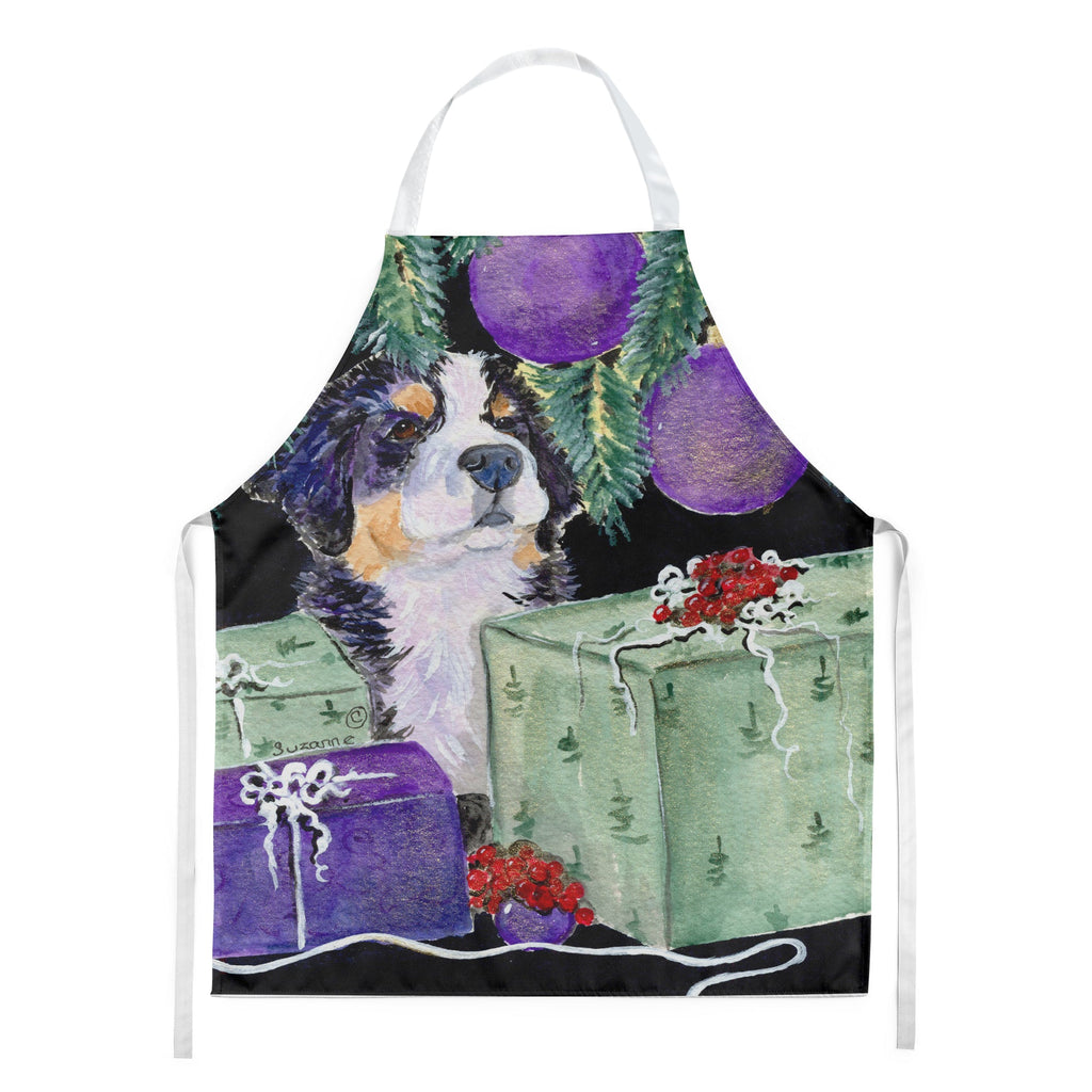 Bernese Mountain Dog Apron Cooking Kitchen Server Baking Crafts Gardening for Adult Women Men, Unisex, Large, Multicolor
