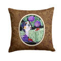 Bernese Mountain Dog Decorative Throw Pillow 14x14 Indoor Outdoor Accent Cushion, Fabric Cover with Insert for Sofa, Bed, Porch & Living Room