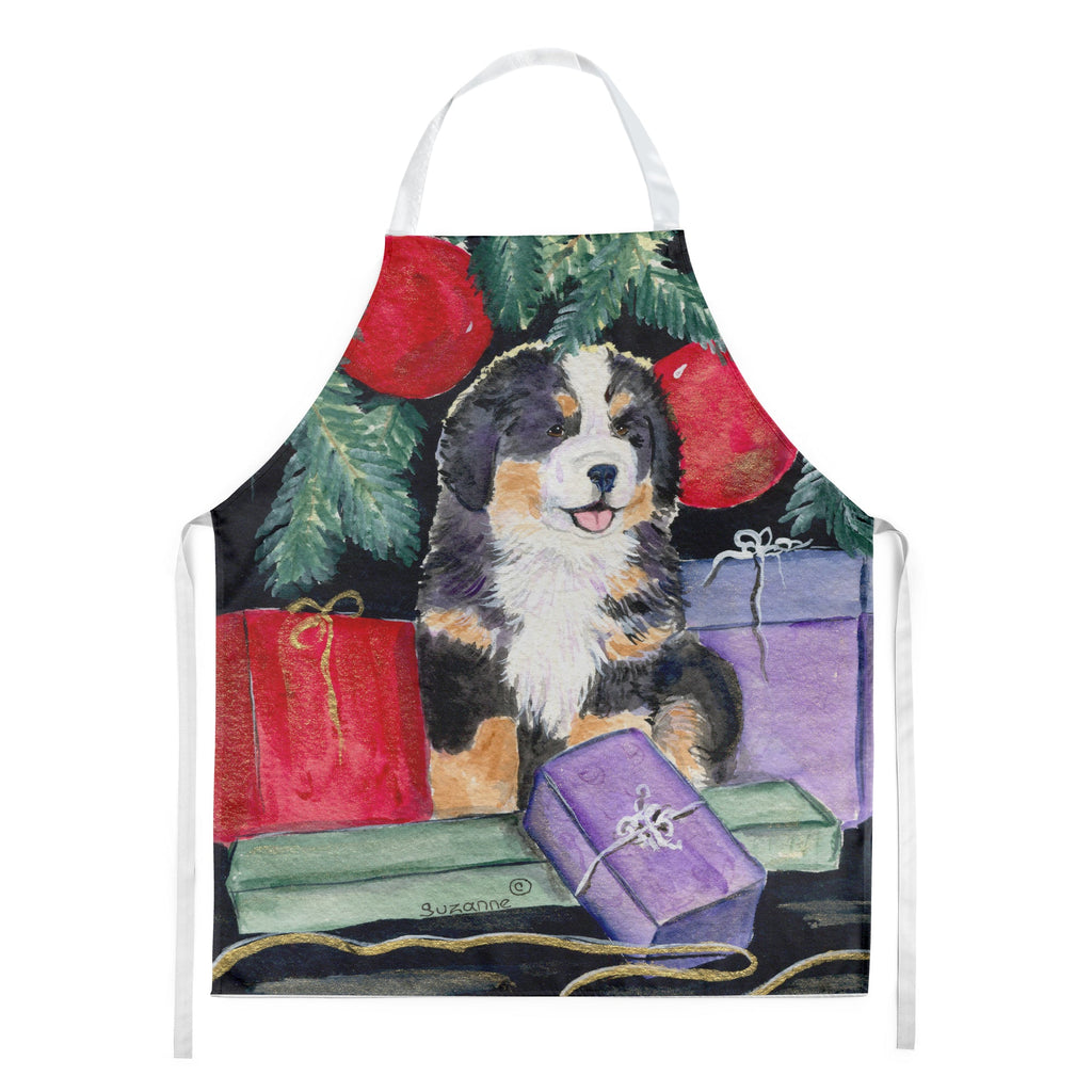 Bernese Mountain Dog Apron Cooking Kitchen Server Baking Crafts Gardening for Adult Women Men, Unisex, Large, Multicolor