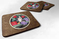 Bernese Mountain Dog Foam Coasters Set of 4 Cup Coasters for Indoor Outdoor, Tabletop Protection, Anti Slip, Mouse pad Material