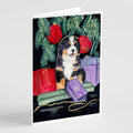 Bernese Mountain Dog Greeting Cards Pack of 8 Blank Cards with Envelopes Whimsical A7 Size 5x7