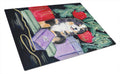 Bernese Mountain Dog Cutting Board Tempered Glass Kitchen Cutting Surface, Heat Resistant Chopping, Non-Slip Feet, Food Prep & Serving