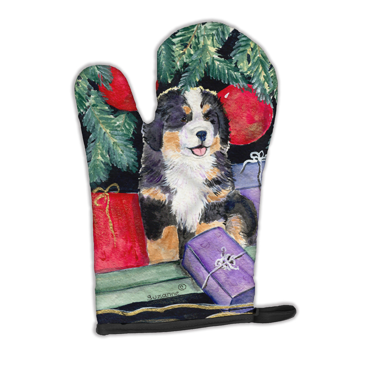 Bernese Mountain Dog Oven Mitt Heat Resistant Thick Oven Mitt for Hot Pans and Oven, Kitchen Mitt Protect Hands, Cooking Baking Glove