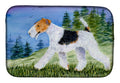 Fox Terrier Dish Drying Mat Absorbent Dish Drying Mat Pad for Kitchen Counter Dish Drainer Mat for Countertop, 14 x 21", Multicolor