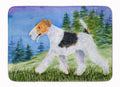 Fox Terrier Memory Foam Kitchen Mat Machine Washable Anti-Fatigue Cushion Comfort Bath or Kitchen Rug