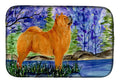 Chow Chow Dish Drying Mat Absorbent Dish Drying Mat Pad for Kitchen Counter Dish Drainer Mat for Countertop, 14 x 21", Multicolor