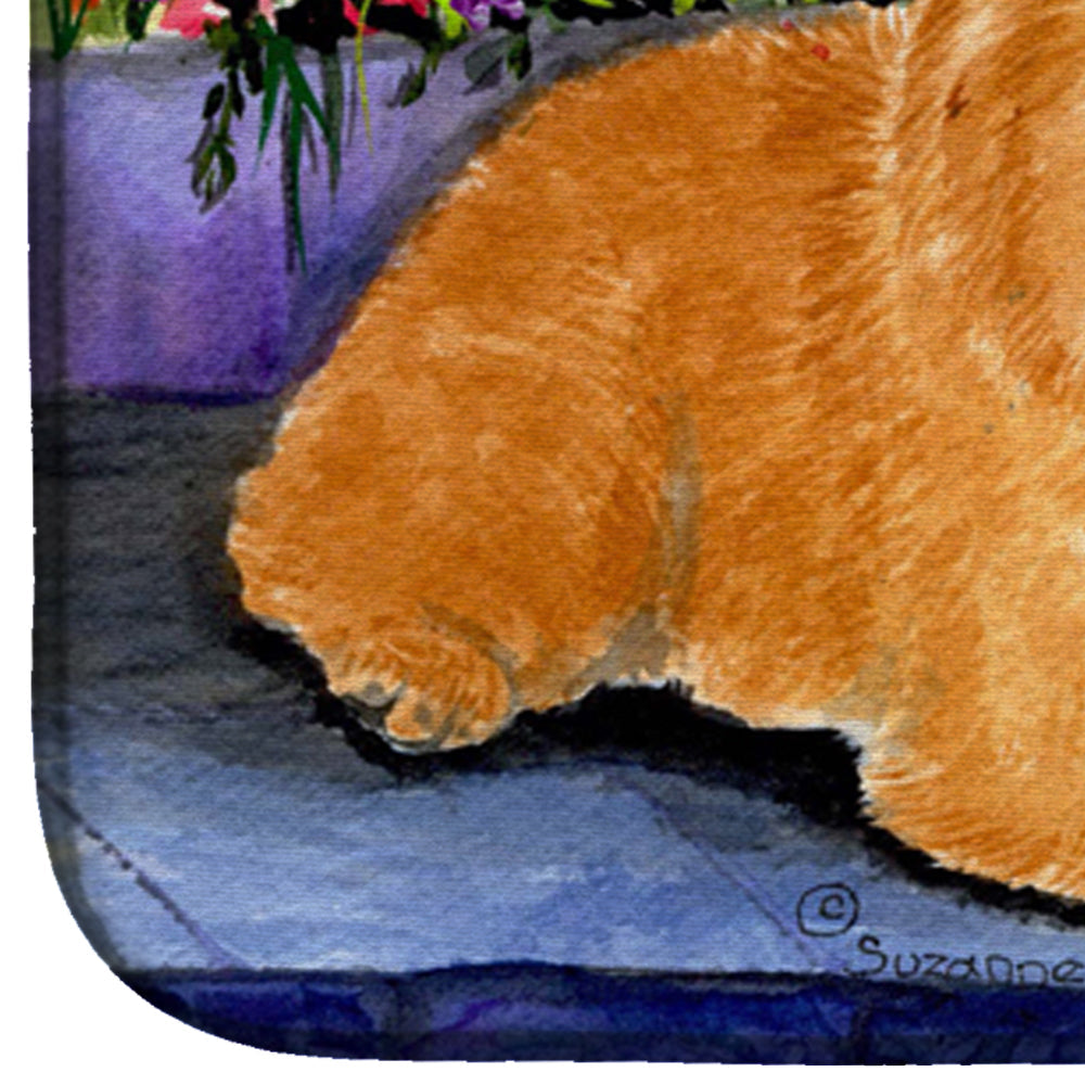 Chow Chow Dish Drying Mat Absorbent Dish Drying Mat Pad for Kitchen Counter Dish Drainer Mat for Countertop, 14 x 21", Multicolor