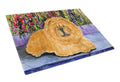 Chow Chow Cutting Board Tempered Glass Kitchen Cutting Surface, Heat Resistant Chopping, Non-Slip Feet, Food Prep & Serving