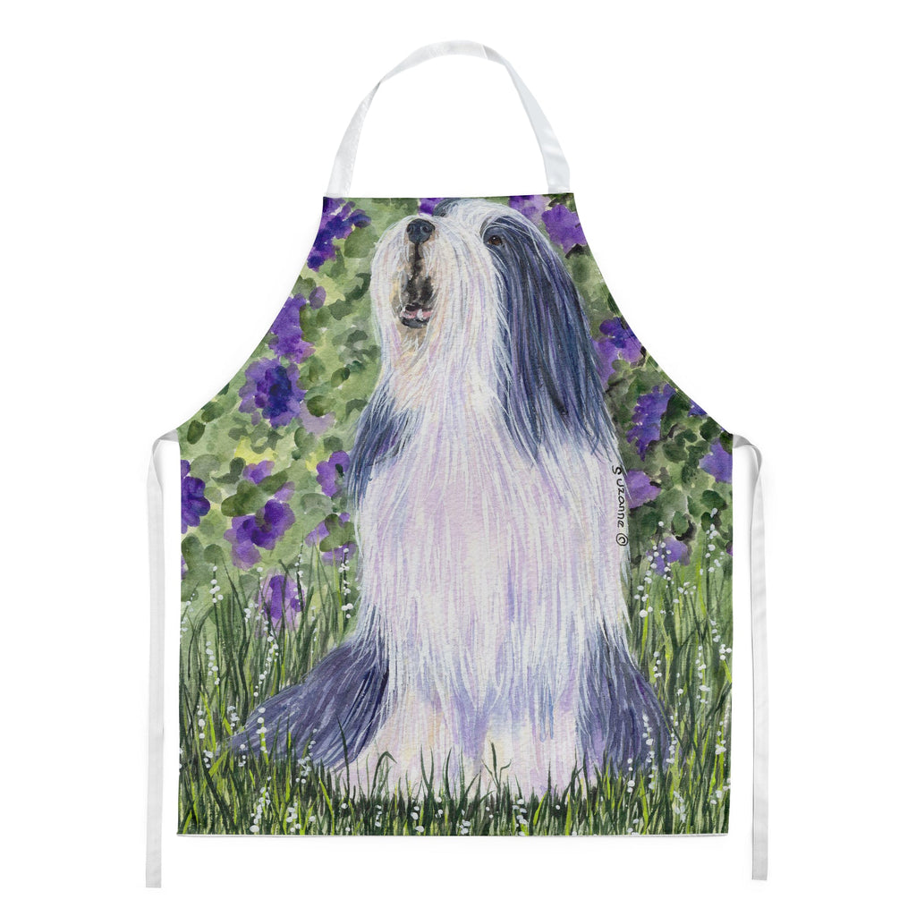 Bearded Collie Apron Cooking Kitchen Server Baking Crafts Gardening for Adult Women Men, Unisex, Large, Multicolor