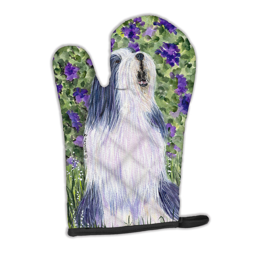 Bearded Collie Oven Mitt Heat Resistant Thick Oven Mitt for Hot Pans and Oven, Kitchen Mitt Protect Hands, Cooking Baking Glove