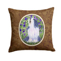 Bearded Collie Decorative Throw Pillow 14x14 Indoor Outdoor Accent Cushion, Fabric Cover with Insert for Sofa, Bed, Porch & Living Room