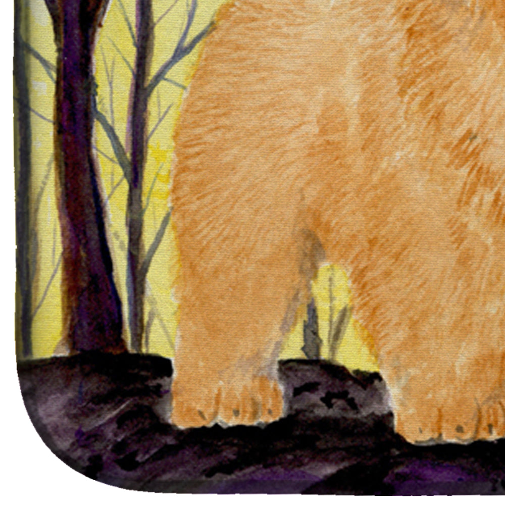 Chow Chow Dish Drying Mat Absorbent Dish Drying Mat Pad for Kitchen Counter Dish Drainer Mat for Countertop, 14 x 21", Multicolor