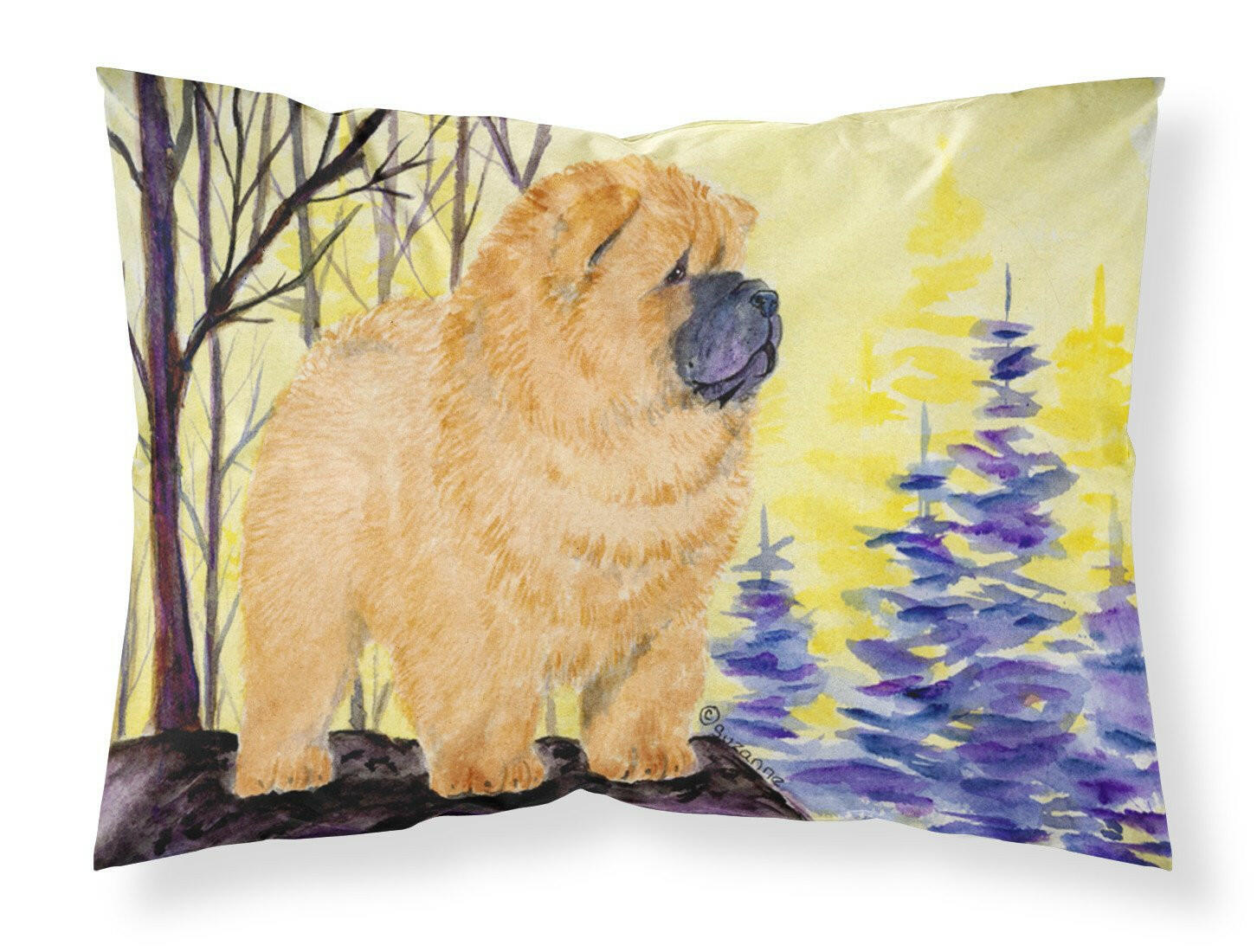 Chow Chow Standard Pillowcase Lightweight Super Soft Easy Care Decorative Artwork Pillowcase, Standard