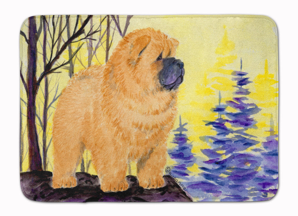 Chow Chow Memory Foam Kitchen Mat Machine Washable Anti-Fatigue Cushion Comfort Bath or Kitchen Rug