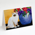 Cat - Ragdoll Greeting Cards Pack of 8 Blank Cards with Envelopes Whimsical A7 Size 5x7