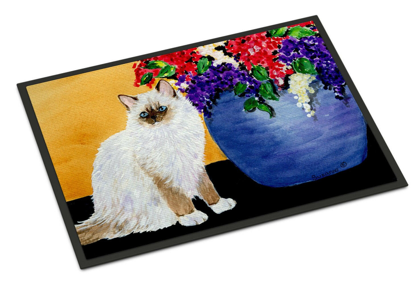 Cat - Ragdoll Doormat Indoor Outdoor 18H X 27W Front Door Mat Rugs for Entryway, Non Slip Washable