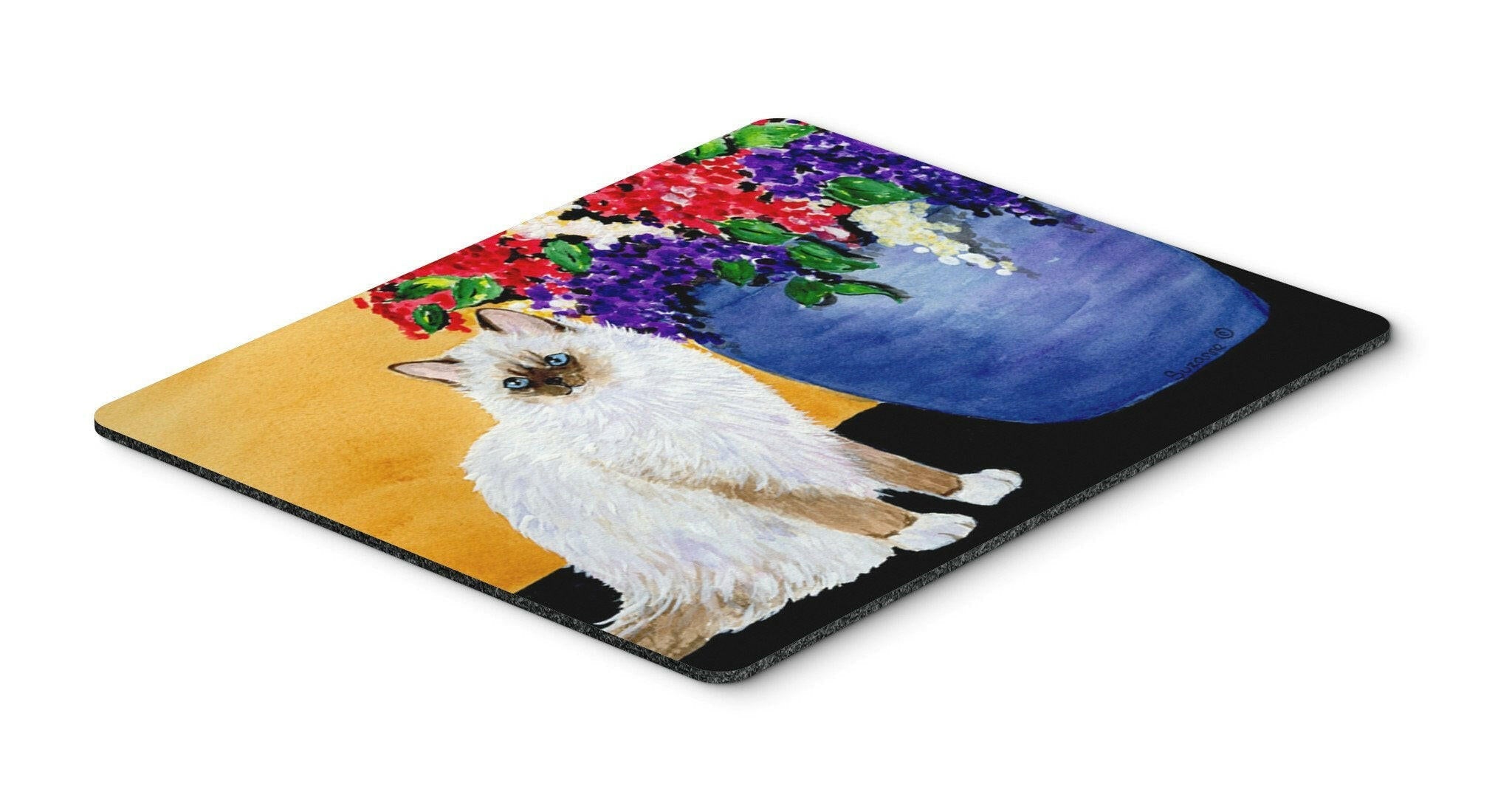 Cat - Ragdoll Mouse Pad, Heat Resistant Trivet Hot Pad , Non Slip Rubber Desk Mat, Kitchen Counter Protector, Home Office Decor Gift