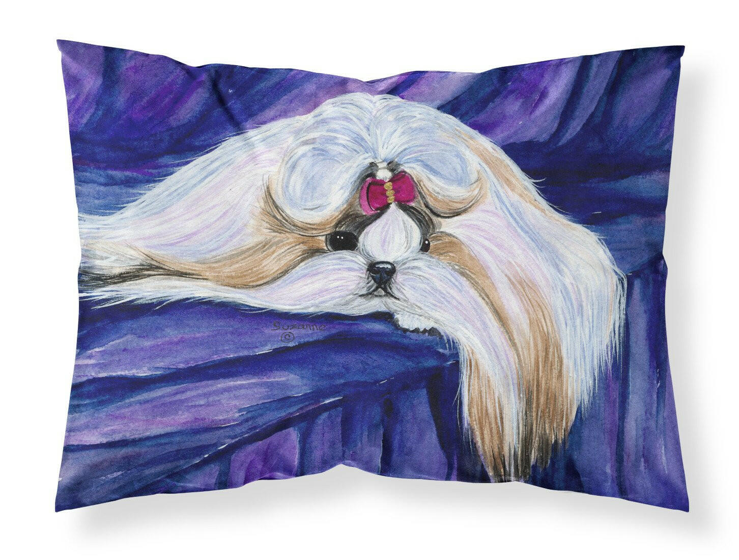 Shih Tzu Standard Pillowcase Lightweight Super Soft Easy Care Decorative Artwork Pillowcase, Standard
