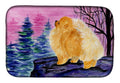 Pomeranian Dish Drying Mat Absorbent Dish Drying Mat Pad for Kitchen Counter Dish Drainer Mat for Countertop, 14 x 21", Multicolor