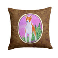 Basenji Decorative Throw Pillow 14x14 Indoor Outdoor Accent Cushion, Fabric Cover with Insert for Sofa, Bed, Porch & Living Room