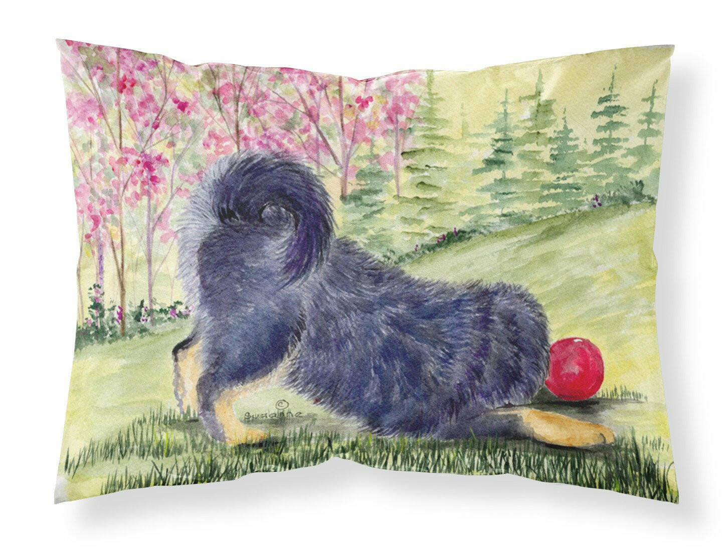 Tibetan Mastiff Standard Pillowcase Lightweight Super Soft Easy Care Decorative Artwork Pillowcase, Standard
