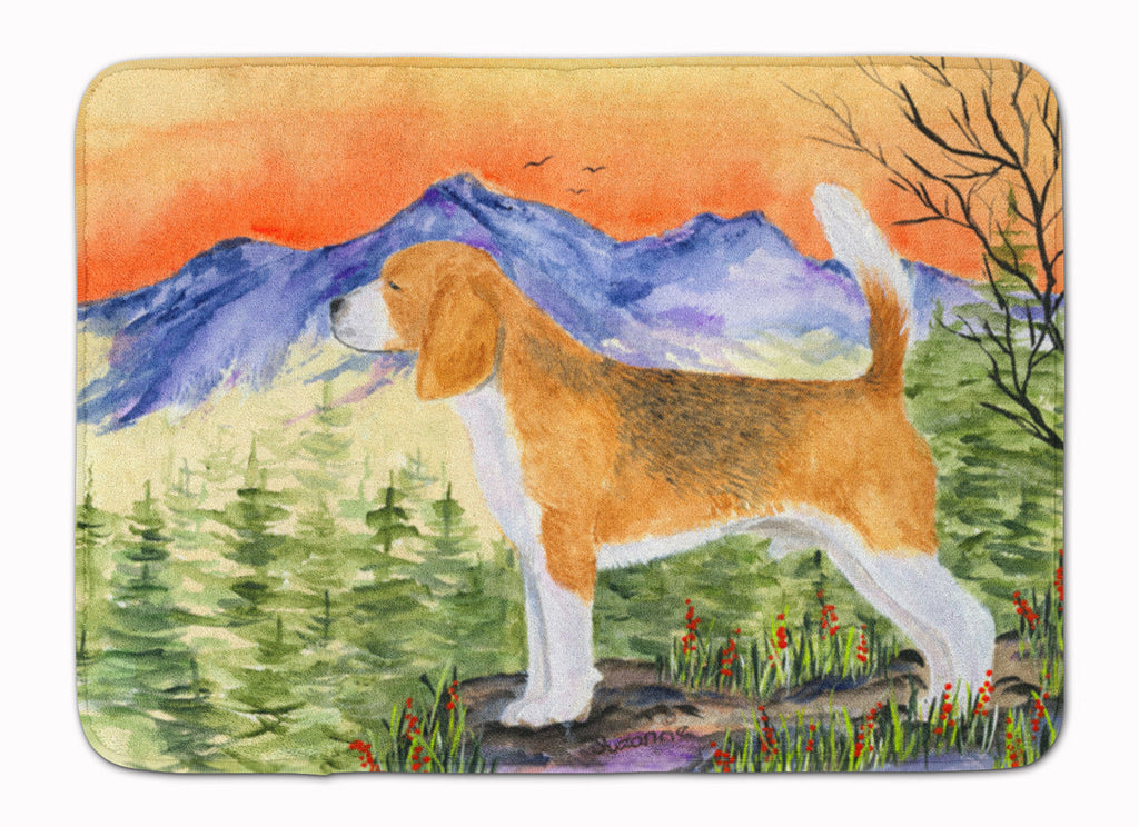Beagle Memory Foam Kitchen Mat Machine Washable Anti-Fatigue Cushion Comfort Bath or Kitchen Rug