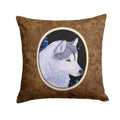 Siberian Husky Decorative Throw Pillow 14x14 Indoor Outdoor Accent Cushion, Fabric Cover with Insert for Sofa, Bed, Porch & Living Room