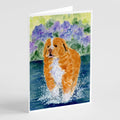 Nova Scotia Duck Toller Greeting Cards Pack of 8 Blank Cards with Envelopes Whimsical A7 Size 5x7
