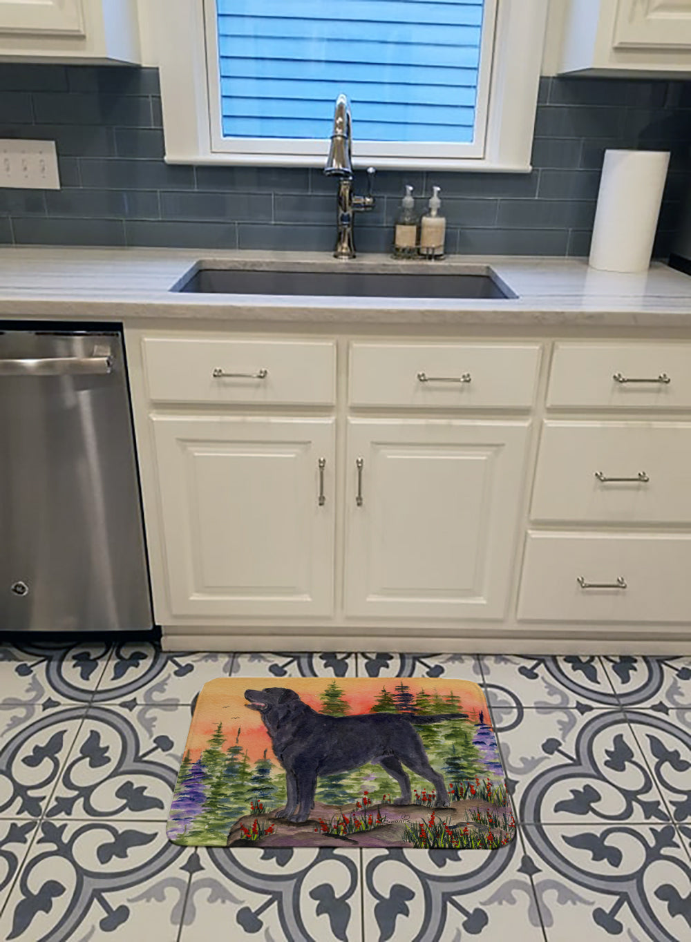 Labrador Memory Foam Kitchen Mat Machine Washable Anti-Fatigue Cushion Comfort Bath or Kitchen Rug
