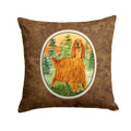 Irish Setter Decorative Throw Pillow 14x14 Indoor Outdoor Accent Cushion, Fabric Cover with Insert for Sofa, Bed, Porch & Living Room