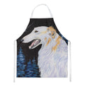 Borzoi Apron Cooking Kitchen Server Baking Crafts Gardening for Adult Women Men, Unisex, Large, Multicolor