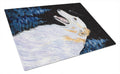 Borzoi Cutting Board Tempered Glass Kitchen Cutting Surface, Heat Resistant Chopping, Non-Slip Feet, Food Prep & Serving
