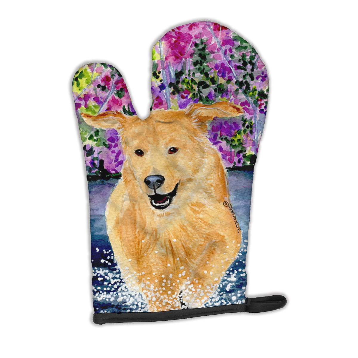 Golden Retriever Oven Mitt Heat Resistant Thick Oven Mitt for Hot Pans and Oven, Kitchen Mitt Protect Hands, Cooking Baking Glove